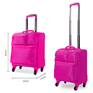 Vali du lịch thời trang nữ tính Pilot Careborn màu hồng sen TM531