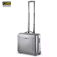 Vali hiệu Ciak Roncato Size 16 nhựa nhám kéo ngang TM167 (Xám)