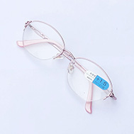 Mắt kính lão Nhật cho nữ gọng kim loại màu vàng hồng 1.5 độ TM781
