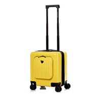 Vali du lịch nữ mini nhựa có ngăn trước mở size nhỏ 16 inch TM155